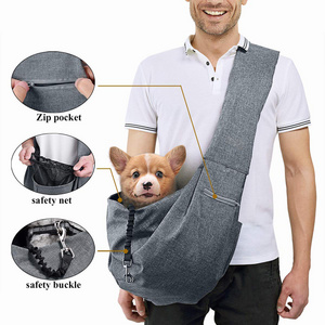 Pet Sling Carrier Bag Travel Hand-Free Pet Backpack