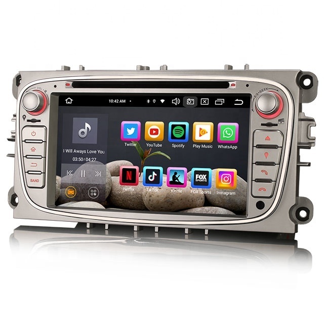 New android 12 ES8509FS IPS screen car stereo DVD for FORD Mondeo Focus Galaxy S-Max C-Max Car Radio