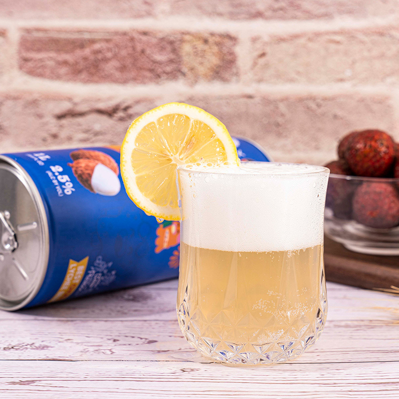 Best Selling Fruit Flavored Beer Fresh litchi Passion Fruit Flavor Lager Beer Alcoholic Beverage Beer Tin Can Beer1000ml