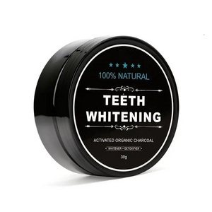 100% Natural Organic Coconut Charcoal Teeth Whitening Charcoal Power Safe Gentle Activated Teeth Whitener Powder for Daily Use