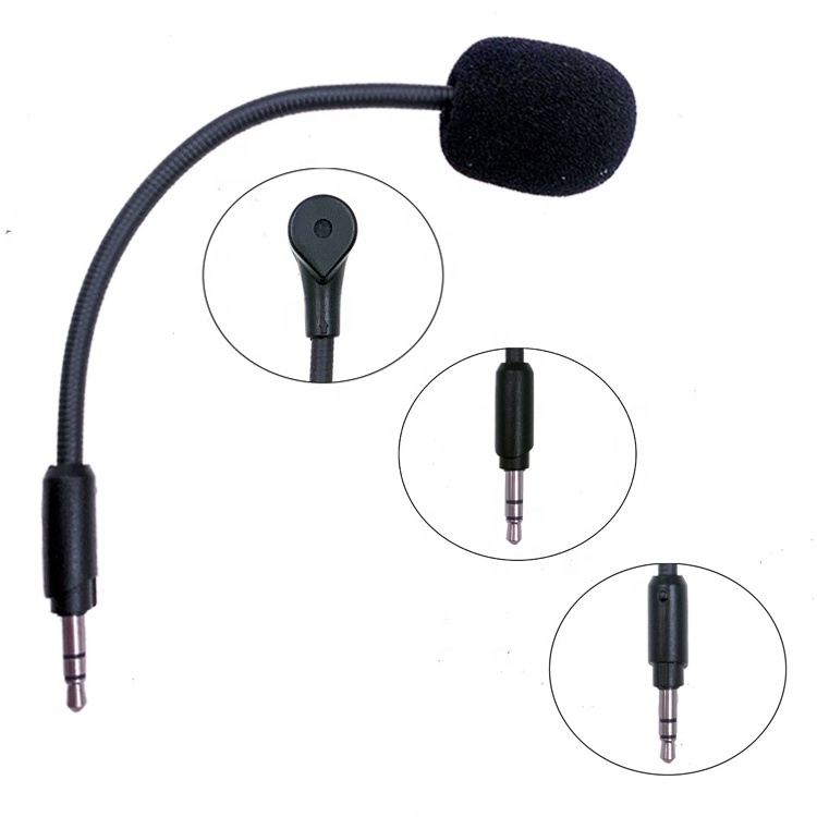 3.5mm Mini Wireless Logitech G344 Flexible Gooseneck Small Microphone for Gaming headset