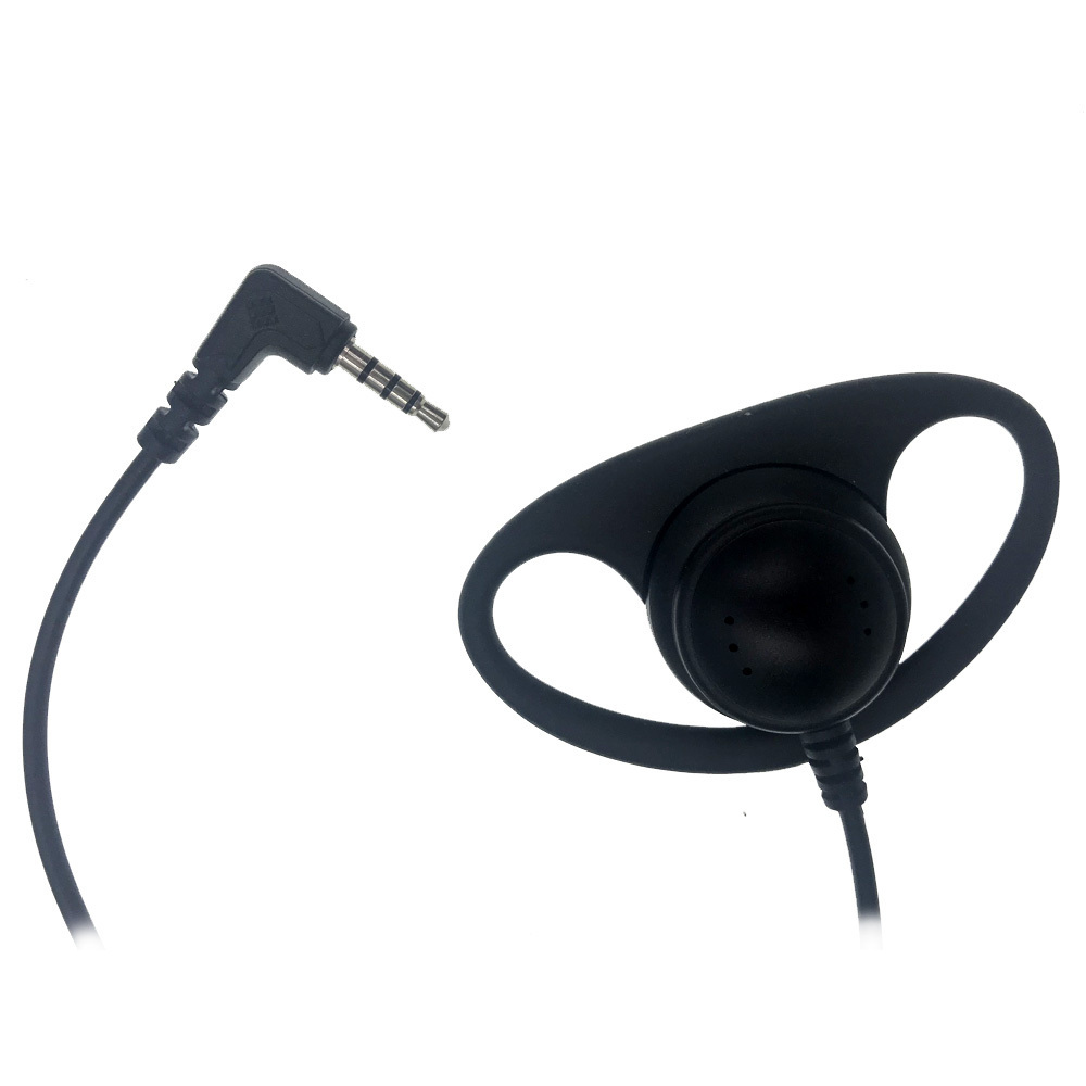 Tour Guide Sound transmitting Single side Earphone with Switch and Clip Sound transmitting Single side Earphone