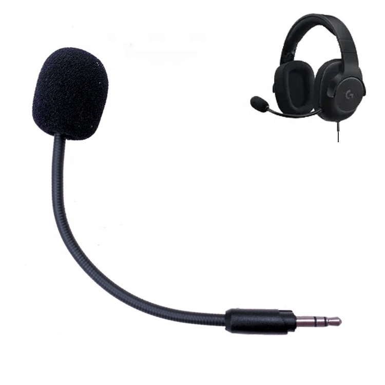 3.5mm Mini Wireless Logitech G344 Flexible Gooseneck Small Microphone for Gaming headset