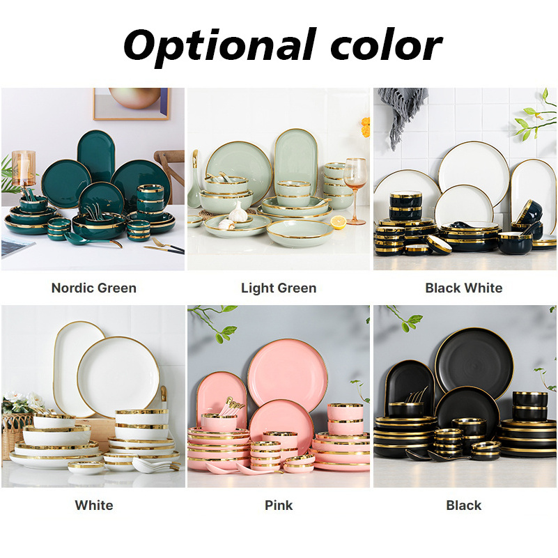 China Ceramic 18 Pieces Pcs Factory Price Fancy Premium Quality Stone Reactive Glaze Stoneware Dinnerware Set For 6 Persons