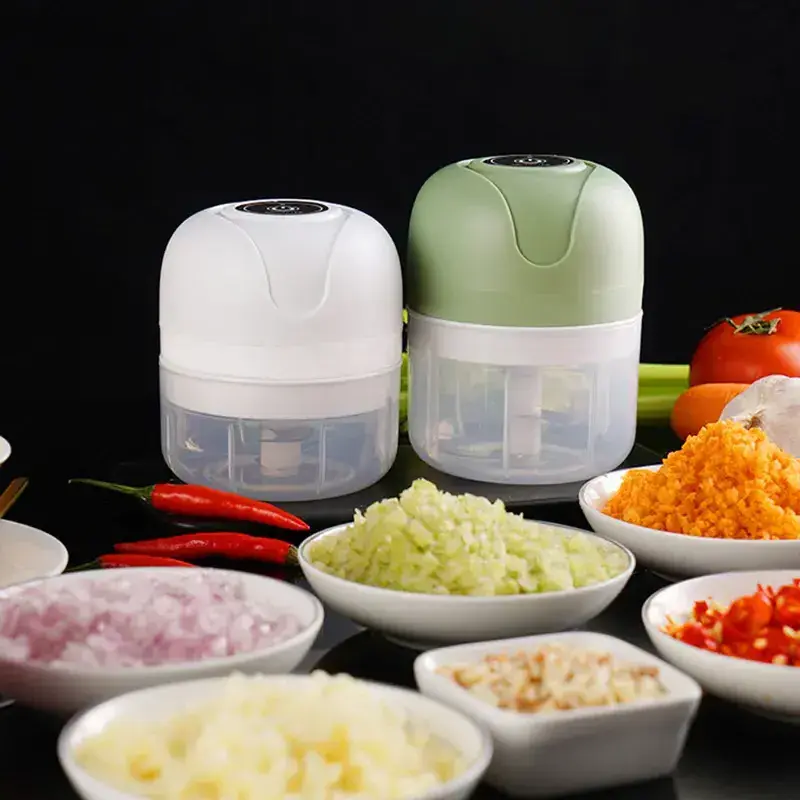 Mini Food Processor Usb Rechargeable Garlic Chopper Meat Grinder Electric Garlic Press Crusher And Vegetable Cutter Triturador