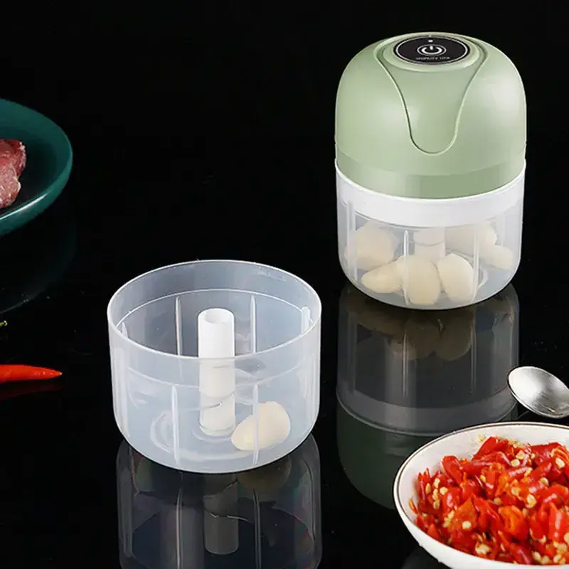 Mini Food Processor Usb Rechargeable Garlic Chopper Meat Grinder Electric Garlic Press Crusher And Vegetable Cutter Triturador