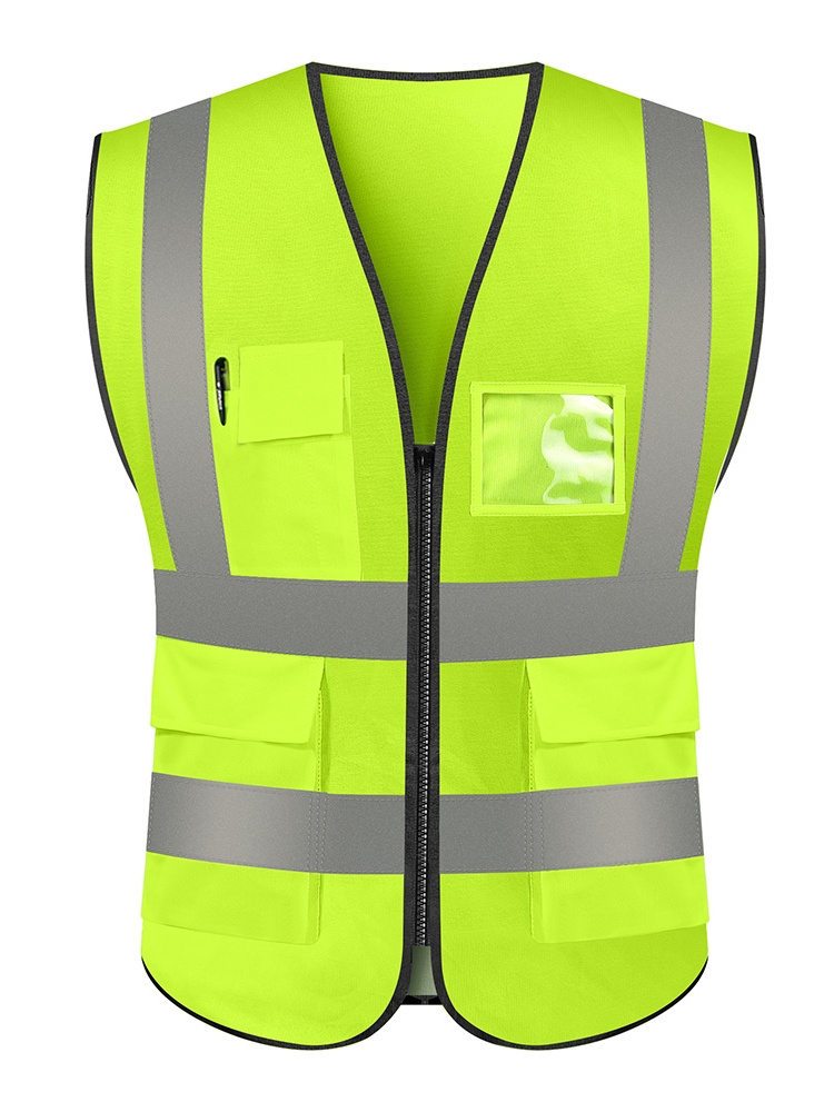 working clothes High Visible Patch with Pocket Security Guard safety jackets reflective safety clothing vest