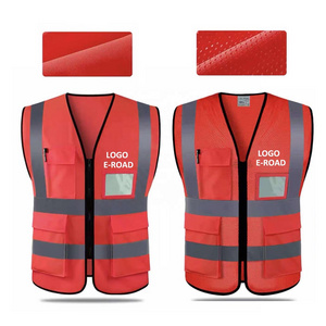 Reflective Safety Vest Construction Security Safety Vest High Visibility Work Reflective Safety Vests