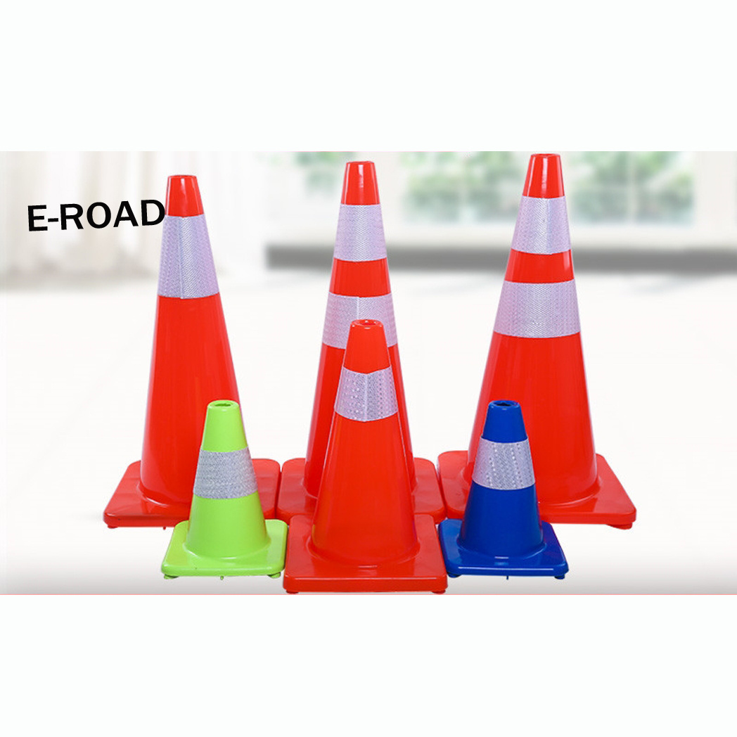 PVC Used Flexible Traffic plastic safety barriers/colored traffic cones Safety Traffic Cones