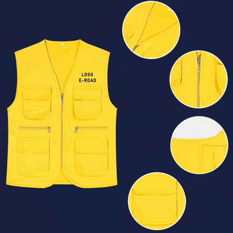 Outdoor Casual Fishing. Work vest Volunteer safety utility work Multi Pocket Vest