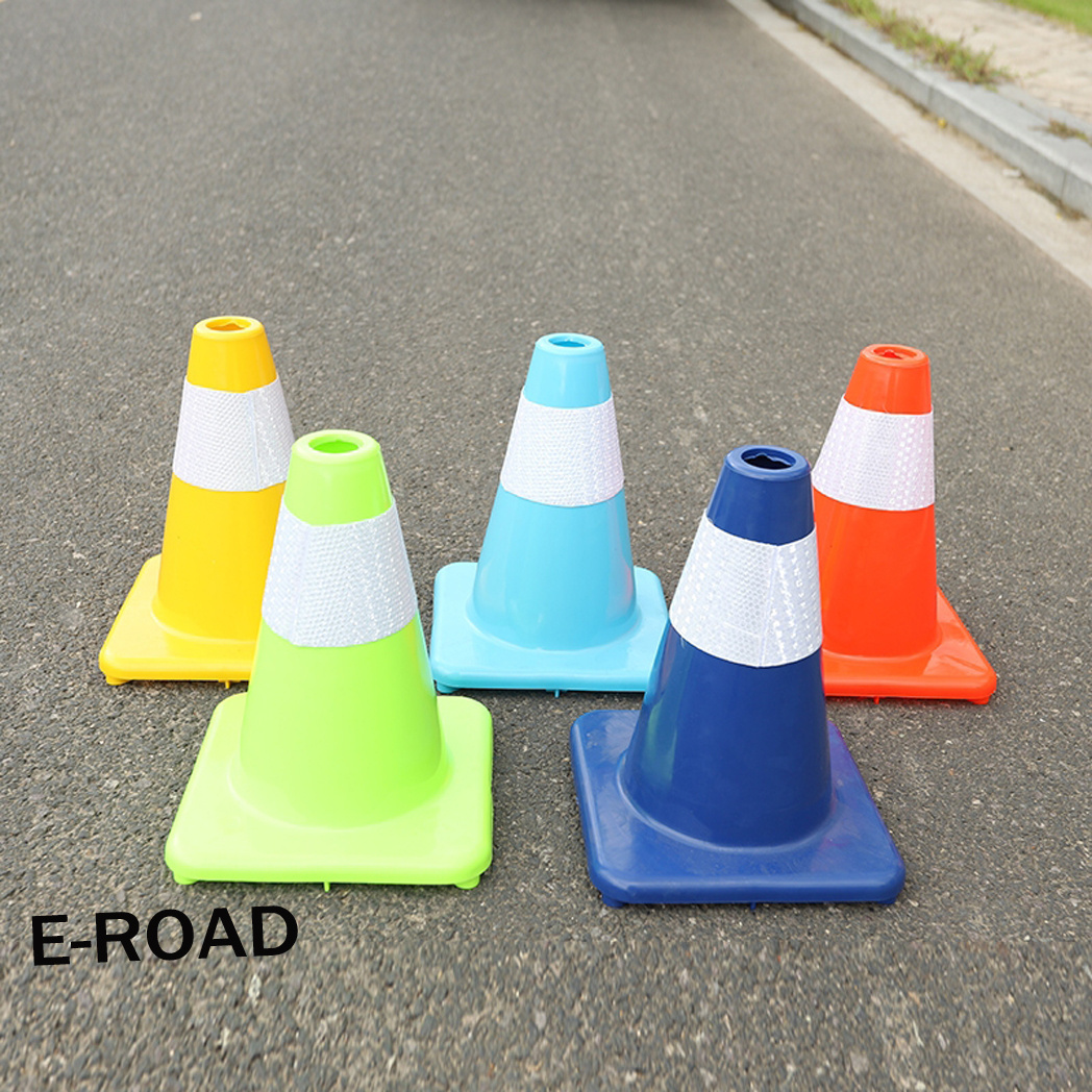 PVC Used Flexible Traffic plastic safety barriers/colored traffic cones Safety Traffic Cones