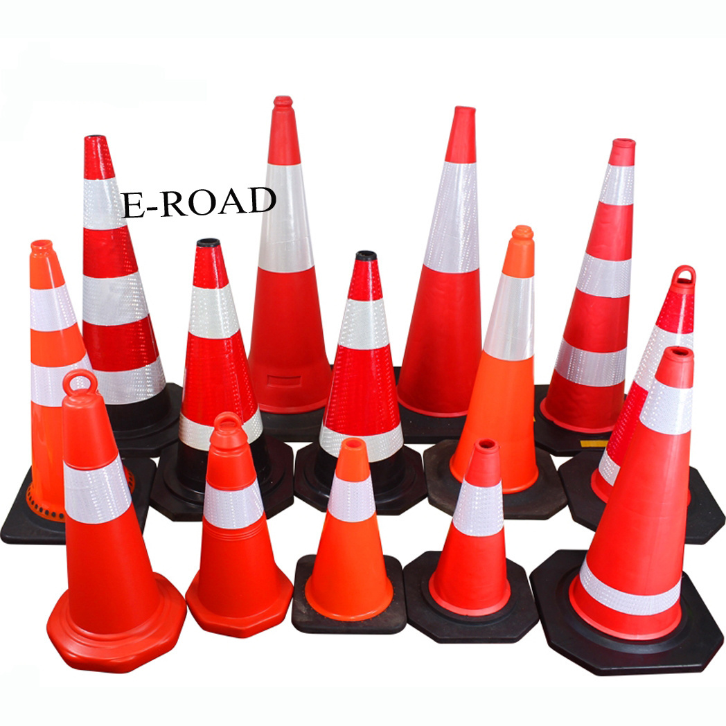 PVC Used Flexible Traffic plastic safety barriers/colored traffic cones Safety Traffic Cones