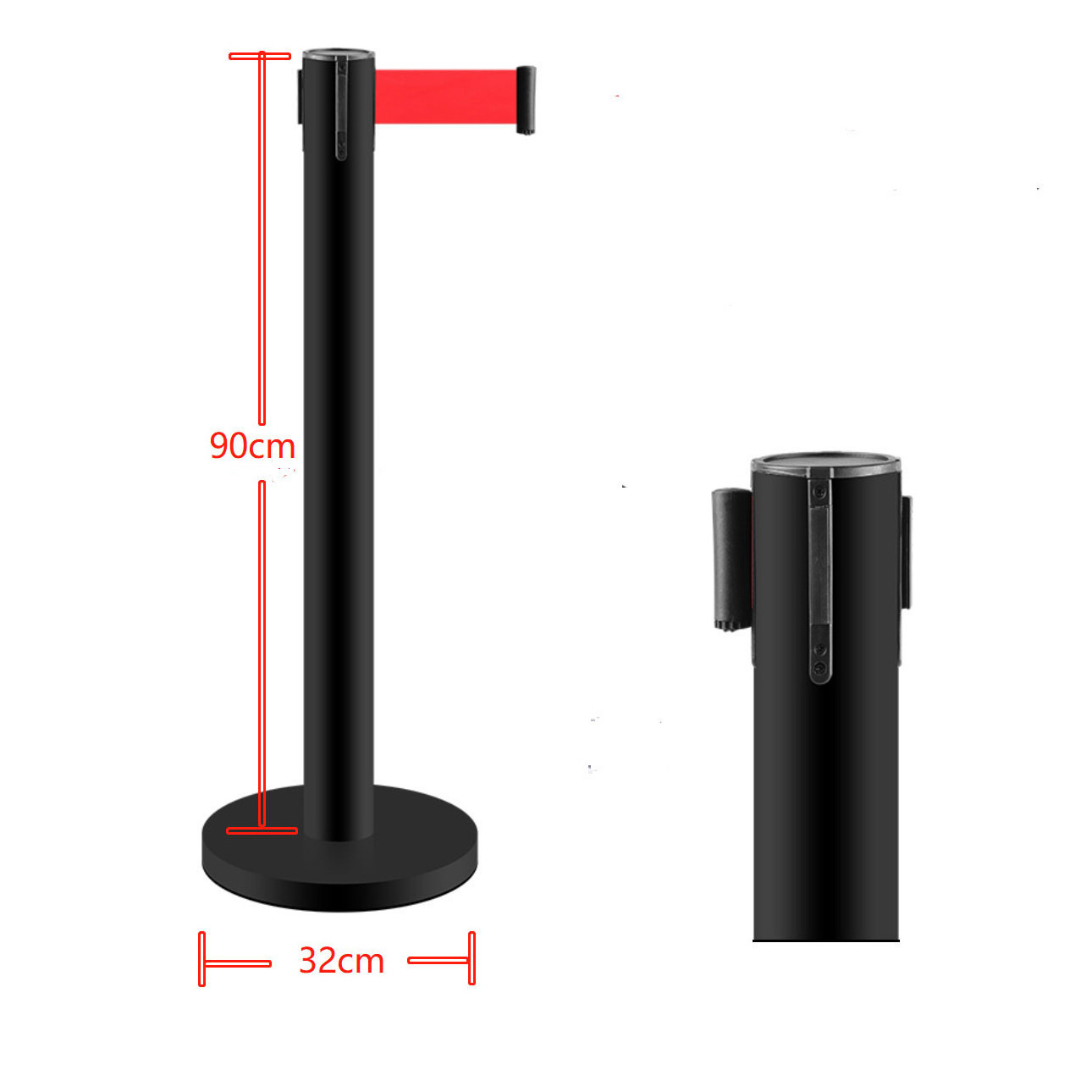 stainless sign frame floor stand retractable belt stand barrier crowd bank queue line control post Queue Barrier