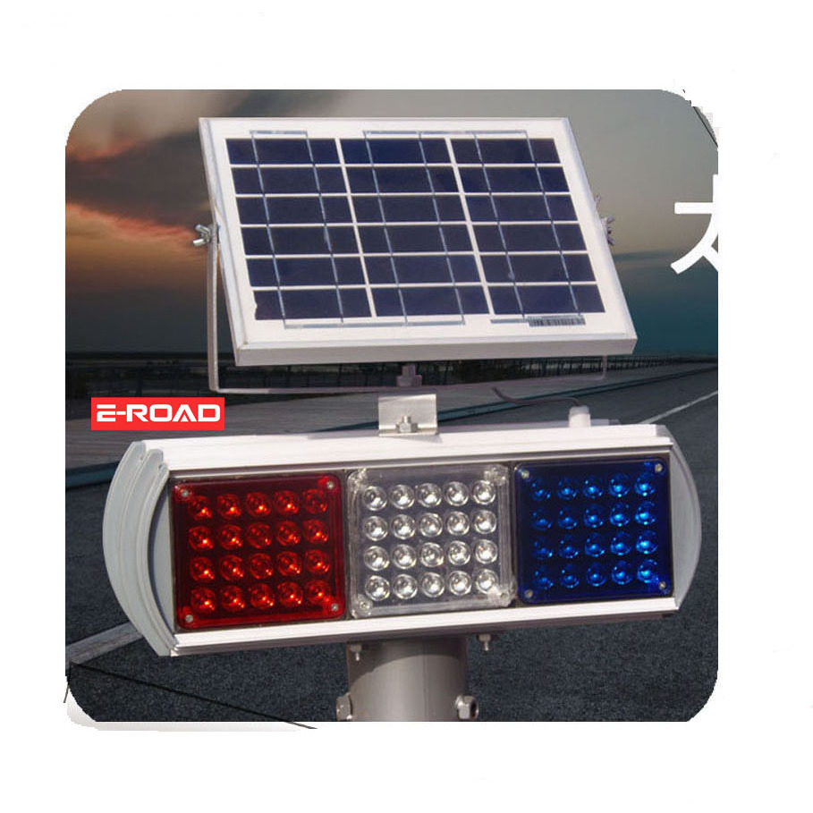 Road safety traffic solar LED flash warning sign traffic lights solar arrow light