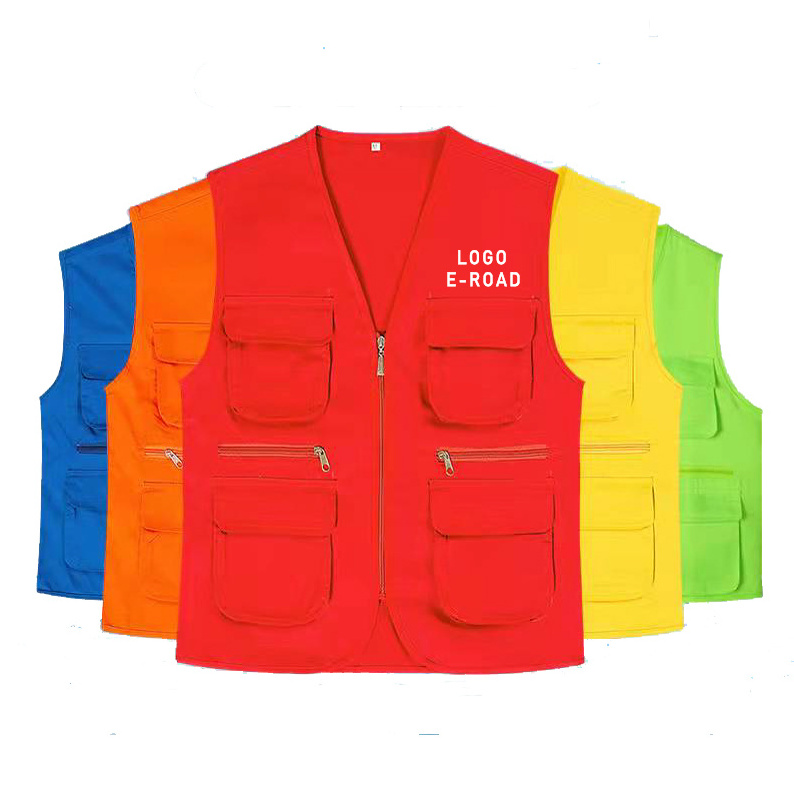 Outdoor Casual Fishing. Work vest Volunteer safety utility work Multi Pocket Vest