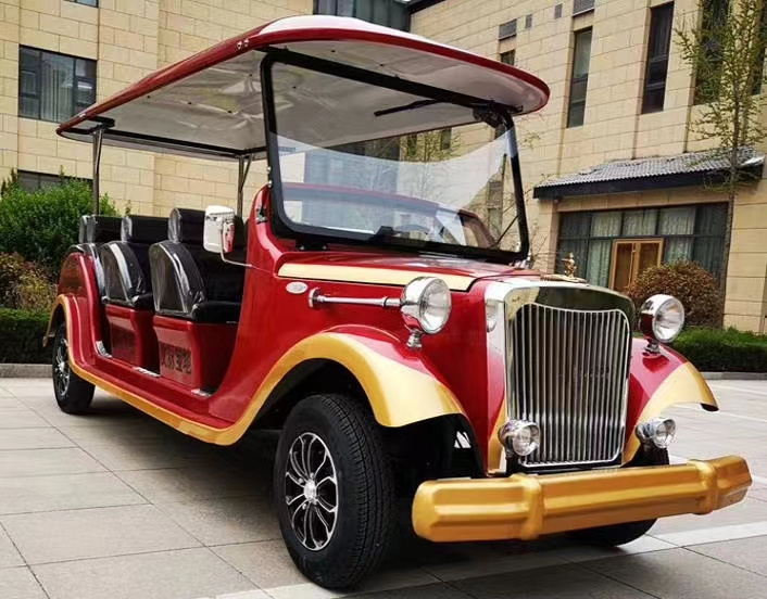 Street Legal Old Retro Golf Cart Buggy Antique Sightseeing Electric Vintage Classic Car For Adults Sale new energy ev car