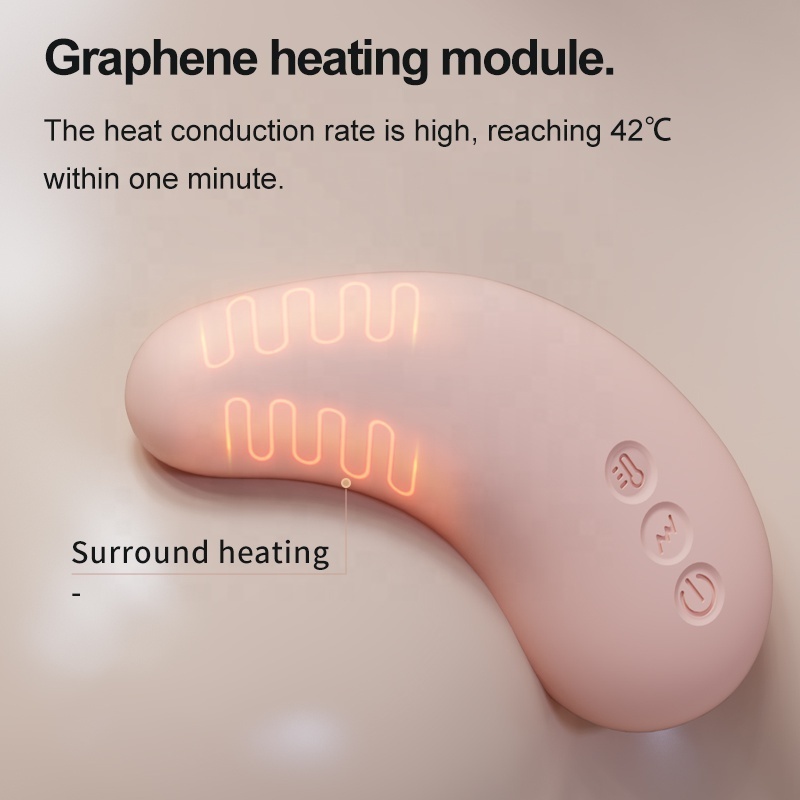 Warming electric breast massager lactation massager with heat breastfeeding for breast feeding care