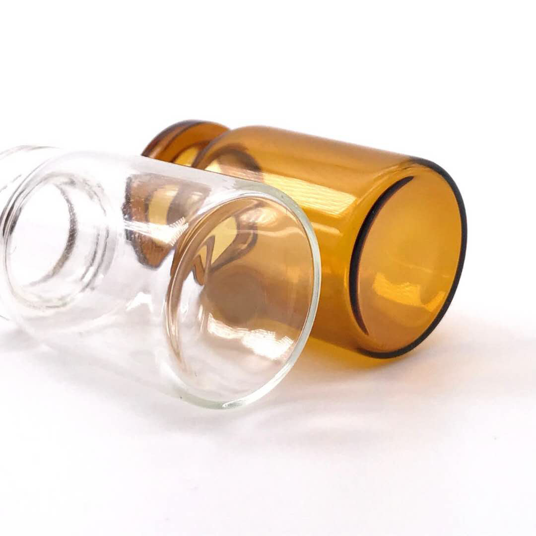 2ml 3ml 4ml  5ml 6ml 7ml 8ml 10ml 15ml 20ml 30ml clear glass vials bottle for cosmetics and pharmacy medicine