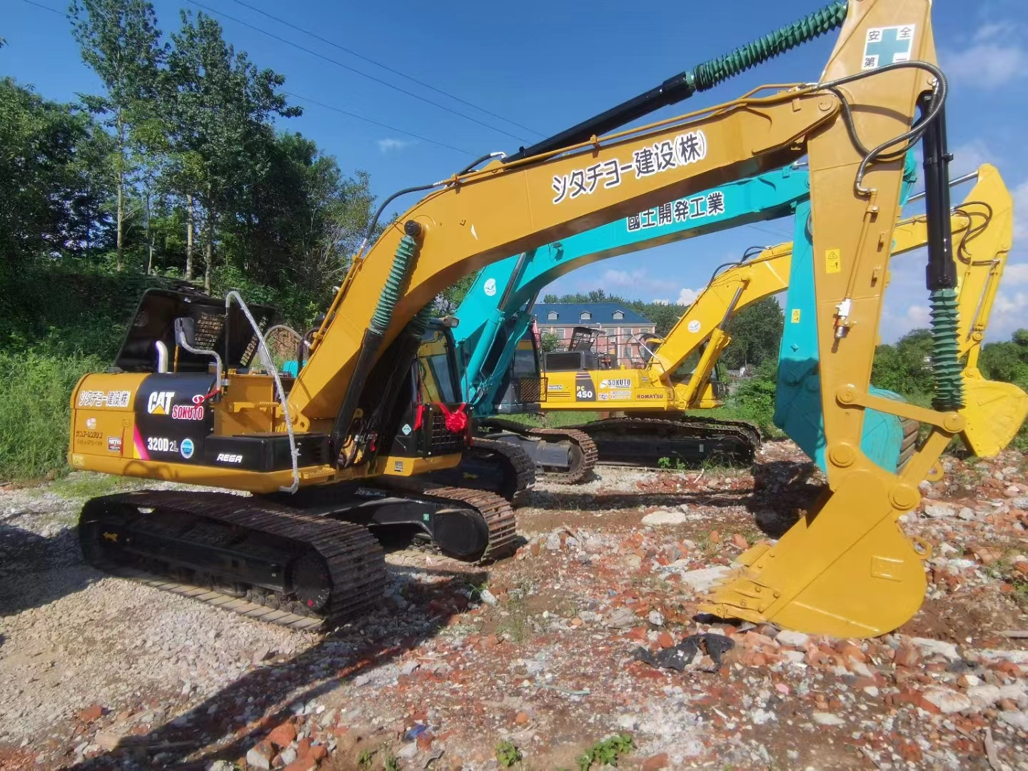 used excavadora CAT 320 excavator, used Caterpillar hydraulic excavator at low price