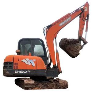 Used Doosan DH60 Digger Cheap Sale DH60-7 DH55 DH80 Used Crawler Excavator available, Secondhand Doosan DH60-7 Excavator