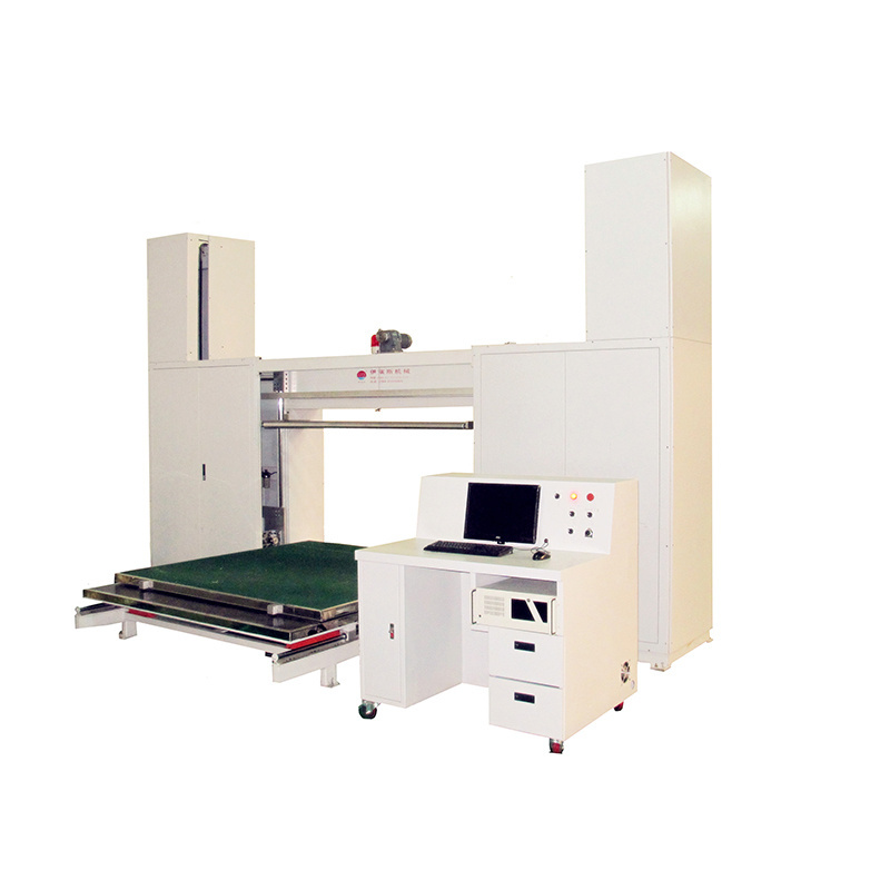 Horizontal CNC polyurethane mattress foam cutting machine