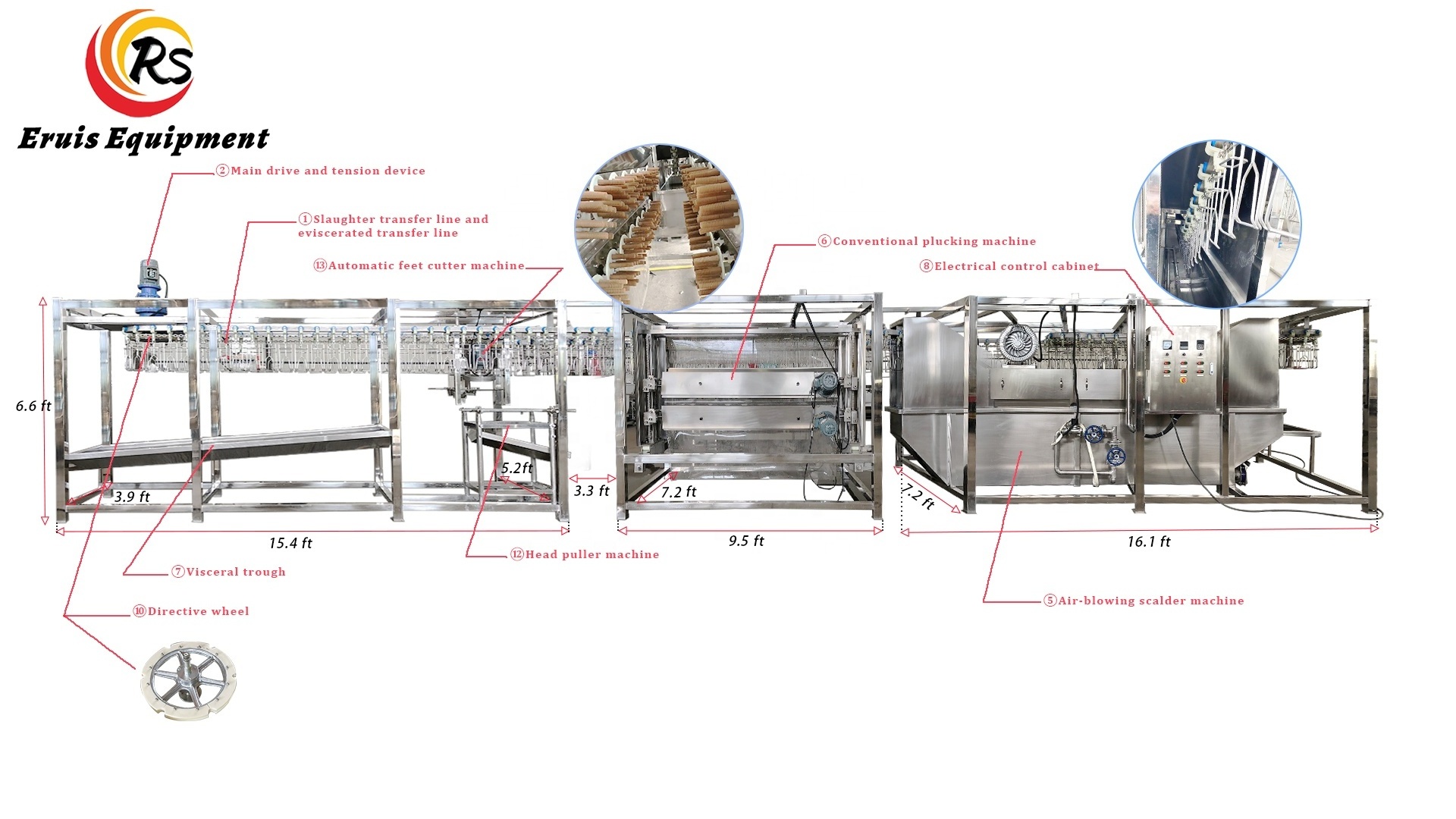 Commercial 1-2Chicken/Time Chicken Plucker Chicken Plucking Machine cattle slaughter machine For Sale