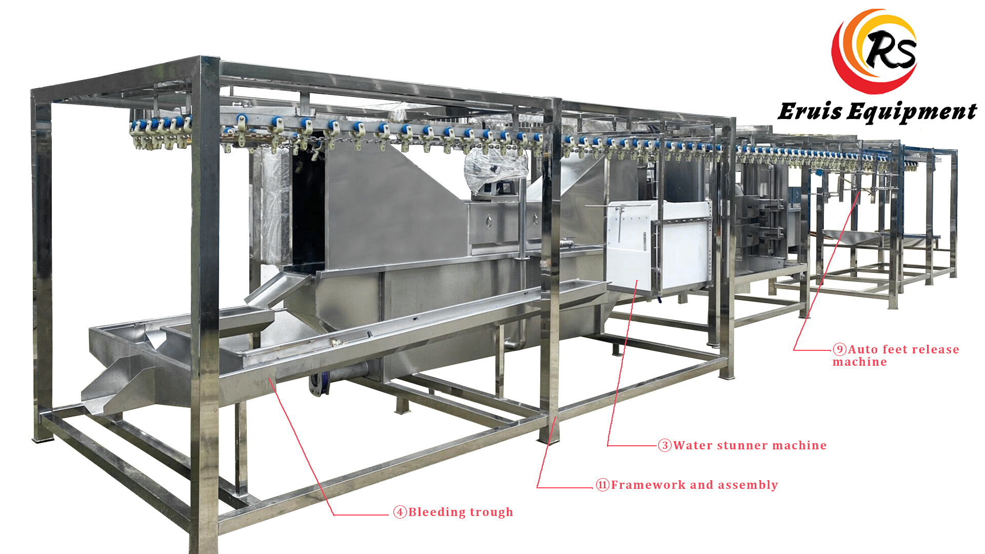 Small Capacity Chicken Slaughter With Boiler Chicken Meat Processing Scalder / Chicken dressing machine