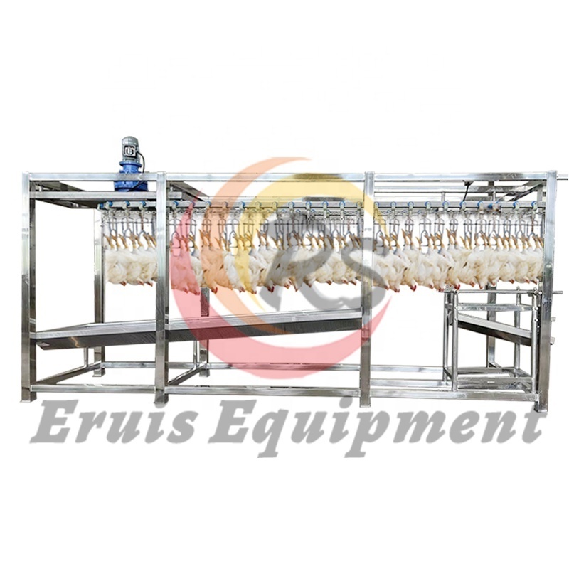 Factory screw chiller for slaughtering house equipment chicken plucking machine Belt Conveyor For Meat Plant