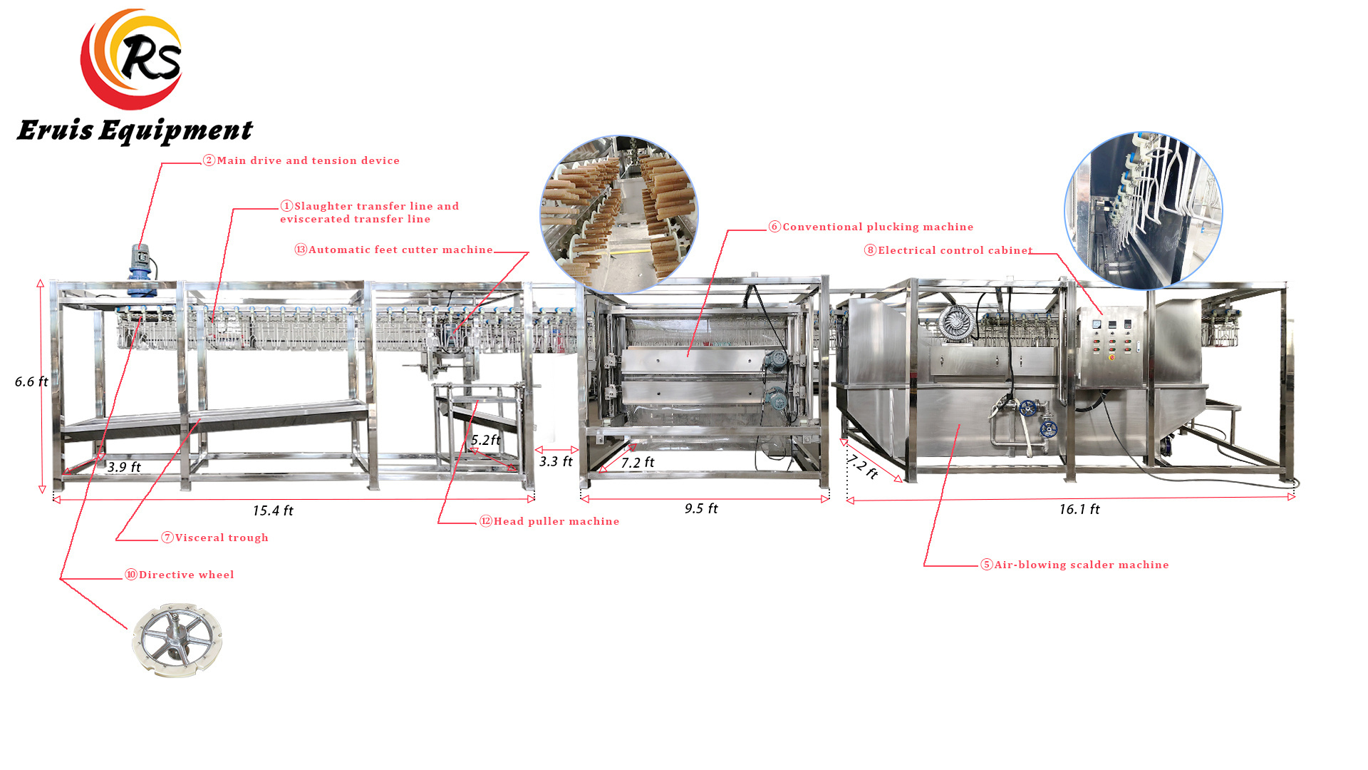 Small Capacity Chicken Slaughter With Boiler Chicken Meat Processing Scalder / Chicken dressing machine