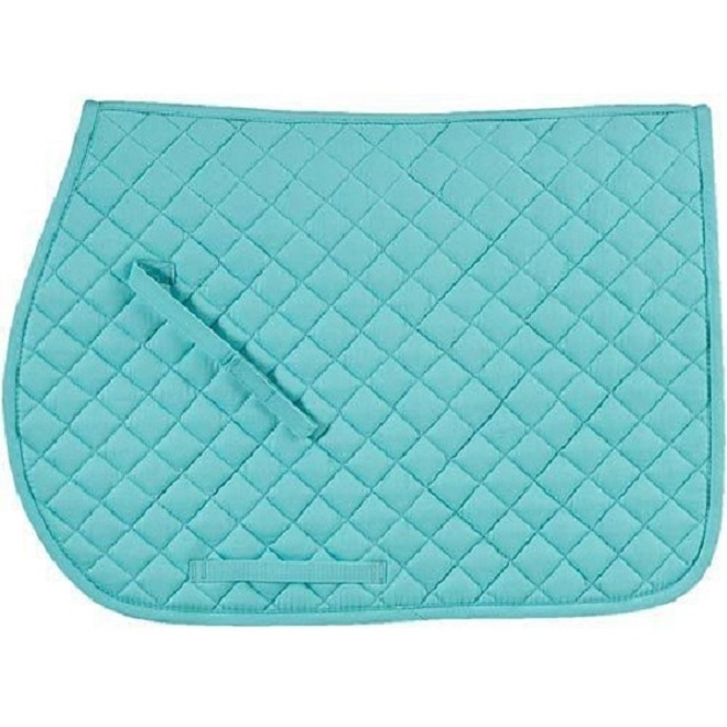 english Hot Sale Fashion Equestrian Riding Equipment Manufacturer Custom Quilted Cotton Classic Horse English Saddle Pad