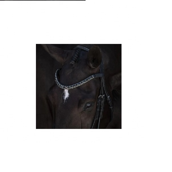 Browbands Horseback Riding Tack Made On Italian Leather equestrian horse browbands Bling Browbands For Horses