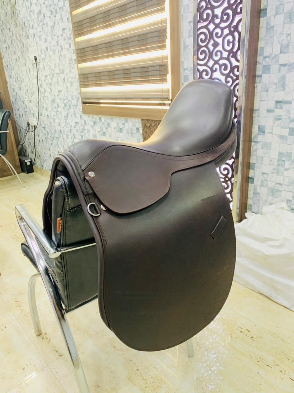 Polo Saddle Horse  Best Selling American Leather Saddle Western English Horse Saddle Real Leather Horse Riding Products