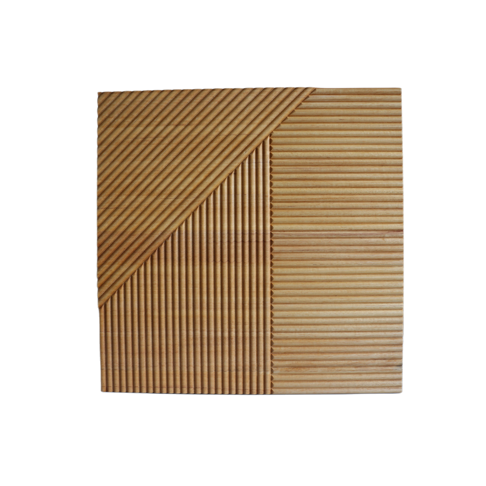 E&R WOOD Interior Wooden 3D Texture Wall Decorative Panel Indoor Wood Wall Panels For Office Building