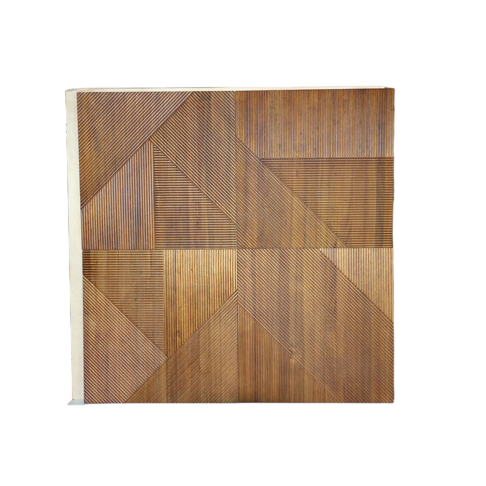 E&R WOOD Interior Wooden 3D Texture Wall Decorative Panel Indoor Wood Wall Panels For Office Building