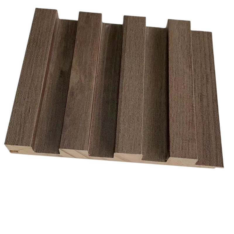 E&R WOOD Modern Wall 3D Curved Fluted Decorative Pvc Wall Panel Wooden Panel Wall Decor For Home Roof Bathroom Shower