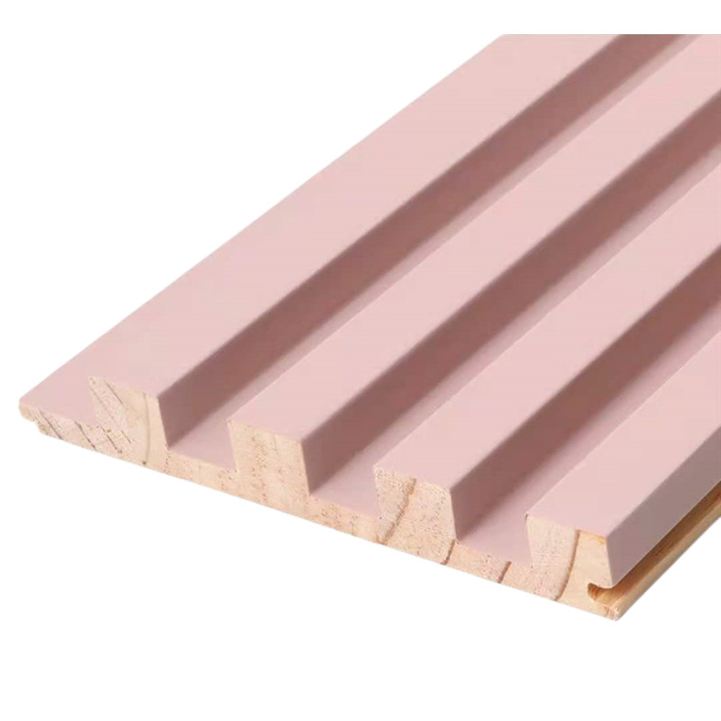 E&R WOOD Modern Wainscoting Cladding Slat Wall 3D Pvc Decorative Wall Panel Wall Paneling Indoor Interior For Home