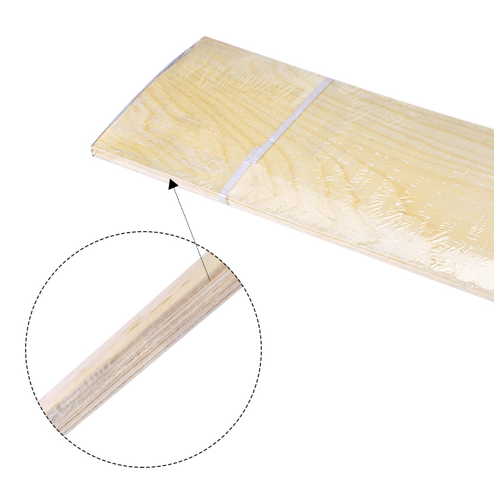 1.60mm Natural China Maple wood veneer for balance board deck