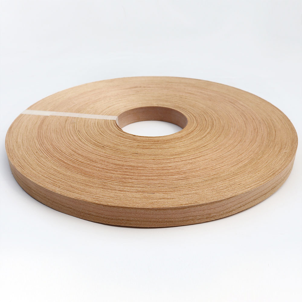 0.50mm 1mm 2mm and 3mm Natrual Sliced Cut American cherry walnut oak  Edge banding Wood Veneer edge banding roll Tape