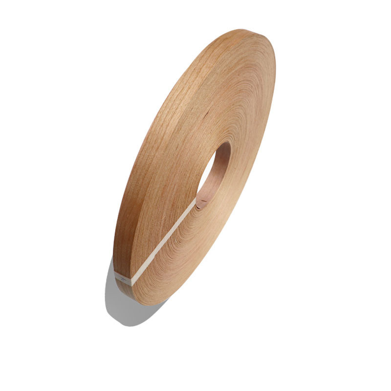 0.50mm 1mm 2mm and 3mm Natrual Sliced Cut American cherry walnut oak  Edge banding Wood Veneer edge banding roll Tape