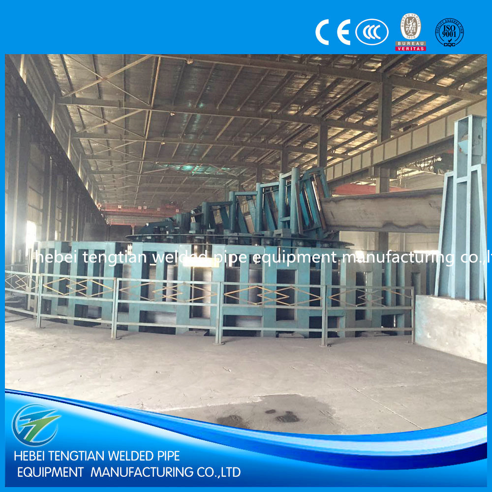 Horizontal steel strip Spiral Accumulator for tube mill production line