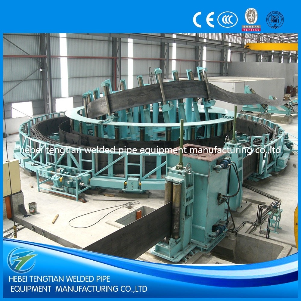 8-11M Horizontal steel strip Spiral Accumulator for tube mill