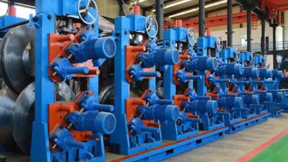 Precision ERW Steel Tube Machinery Pipe Mill Manufacturer for Scaffolding with Automatic Accumulator