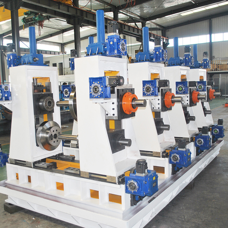 Automatic high frequency pipe making machine Manufacturer Sales To Italy type of hf welded steel pipe mill line