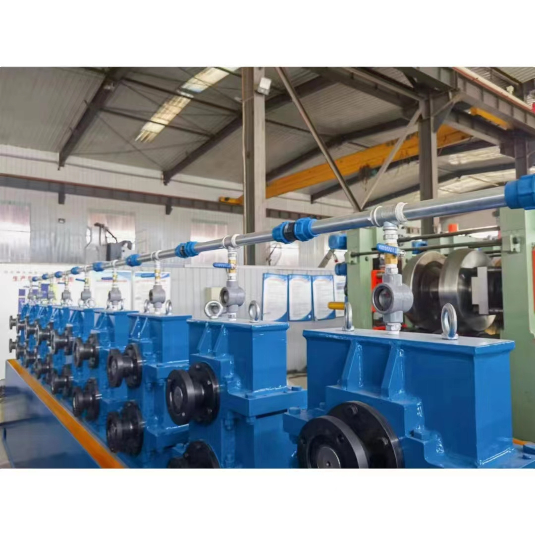 Precision ERW Steel Tube Machinery Pipe Mill Manufacturer for Scaffolding with Automatic Accumulator