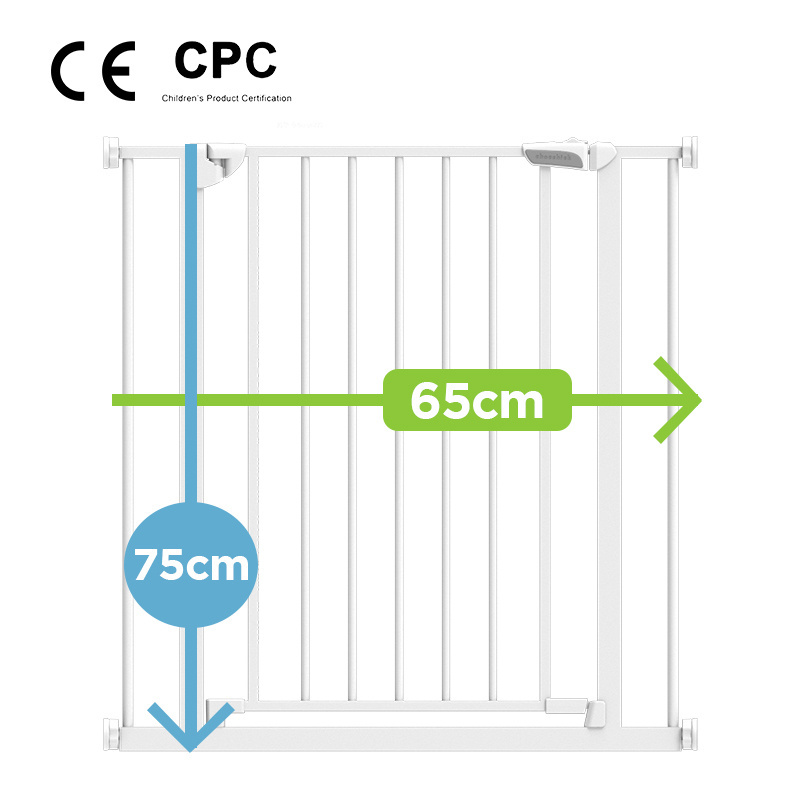 Chocchick Oem Custom Size Pet Magic Small Door Rotate Bolt Latch Latches Foldable White Plastic Baby Gates