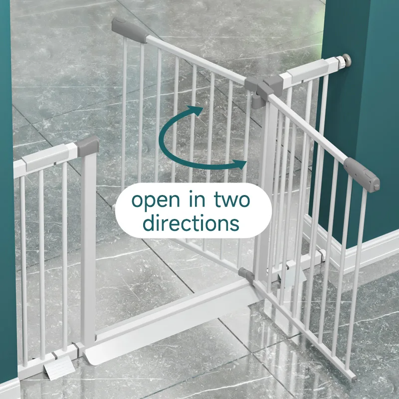 Adjustable Extension Toddler Gate Kids Fence Gate Baby Safety Lock Door for Stairs baby pet gate extra wide safety gates