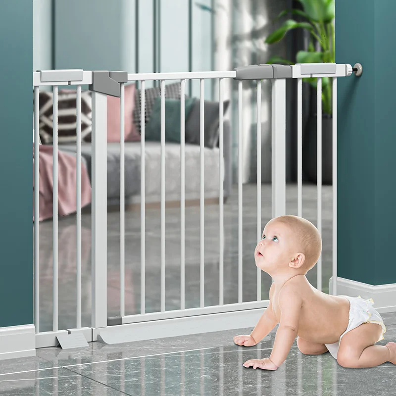 Adjustable Extension Toddler Gate Kids Fence Gate Baby Safety Lock Door for Stairs baby pet gate extra wide safety gates