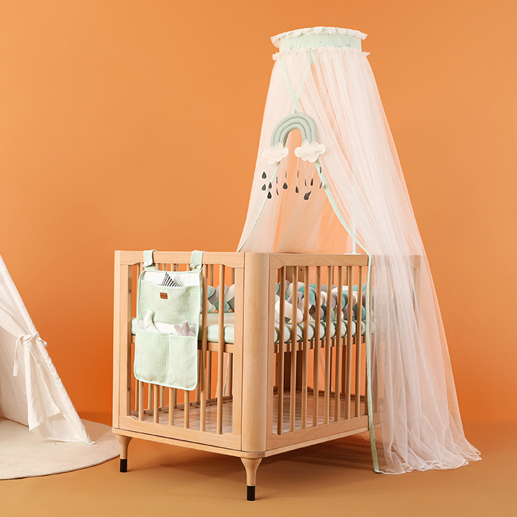 Chocchick 2021 Factory Price Portable Baby Crib Bed Stand Folding Mosquito Net