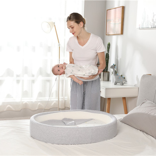 Multifunction Portable Mini 100% Organic Cotton Infant Baby Sleeping Nest Bed Crib New Born Cots