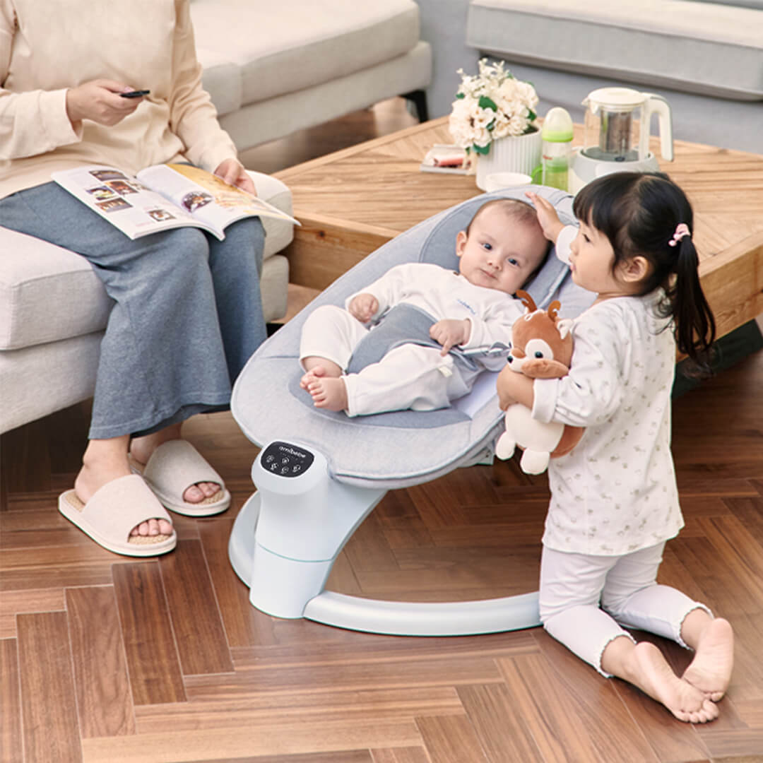 Baby Rocking Electric Cradle Chair Swing Appease Recliner Electronic Bed Baby Bouncer Infant Rocker with Music